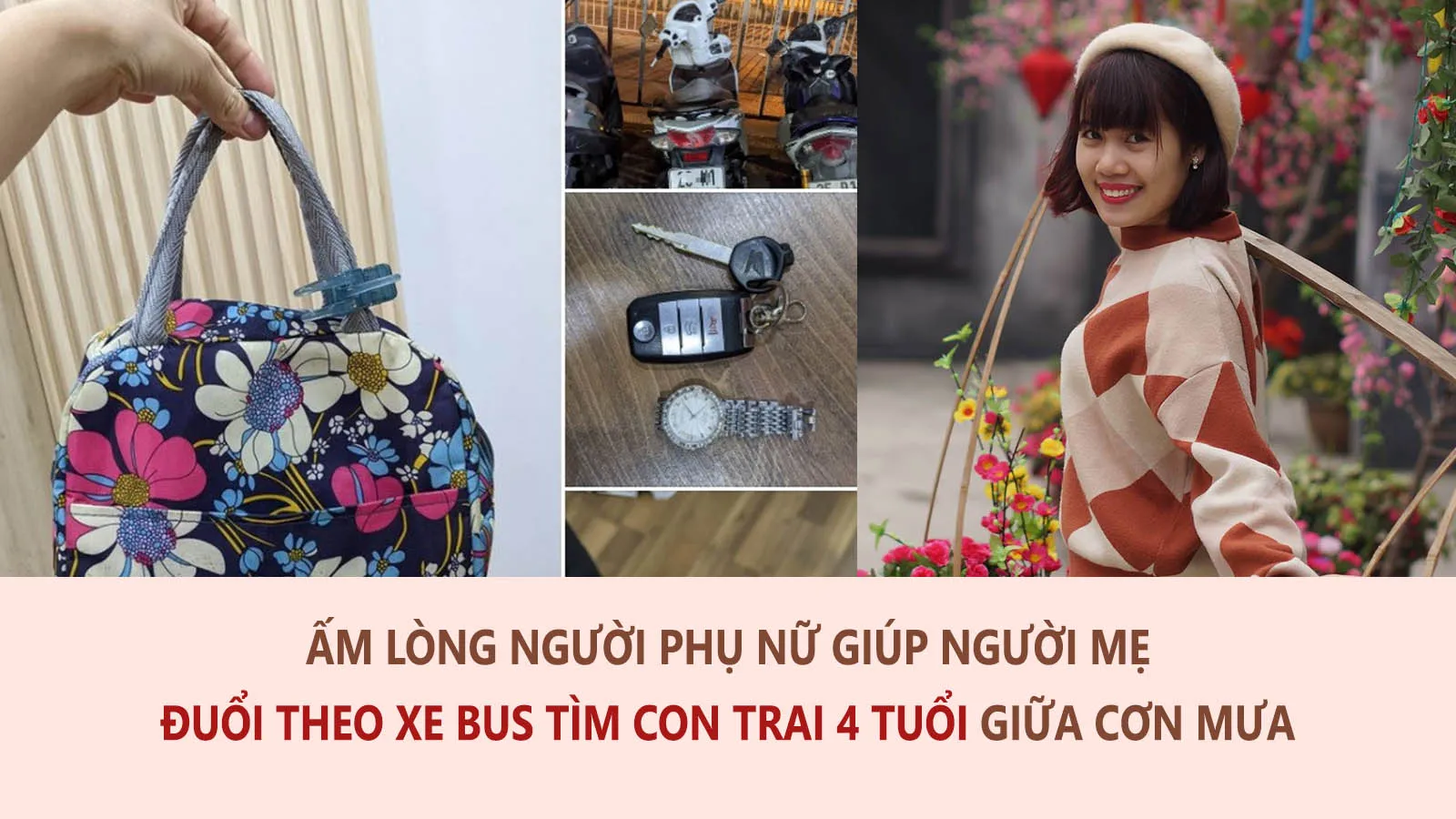 Ấm lòng trước câu chuyện giúp người lạ đuổi theo xe bus tìm con trai 4 tuổi