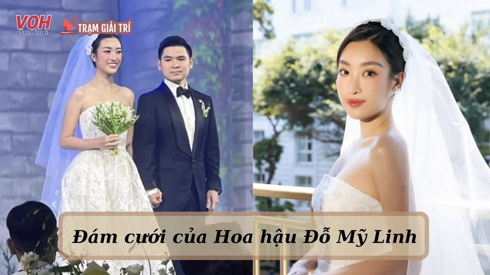 Toàn cảnh đám cưới của Hoa hậu Đỗ Mỹ Linh và con trai bầu Hiển