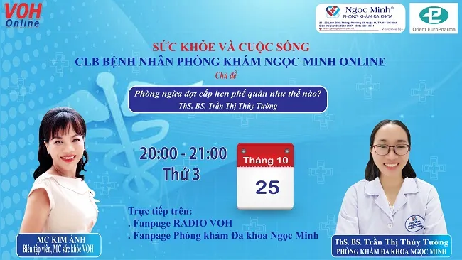 [Livestream] Phòng ngừa đợt cấp hen phế quản như thế nào?