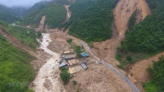 Cảnh báo lũ quét, sạt lở đất các tỉnh từ Phú Yên đến Bình Thuận và khu vực Tây Nguyên
