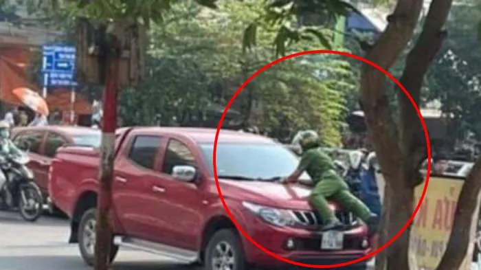 Vụ lái xe bỏ chạy mặc kệ cảnh sát trên nắp capo ở Thái Bình: Bắt tạm giam tài xế