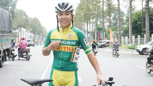 Cuộc đua xe đạp NKKN tranh cúp phát thanh VOH 2022: Tay đua Trần Nhật Duy về nhất chặng 2