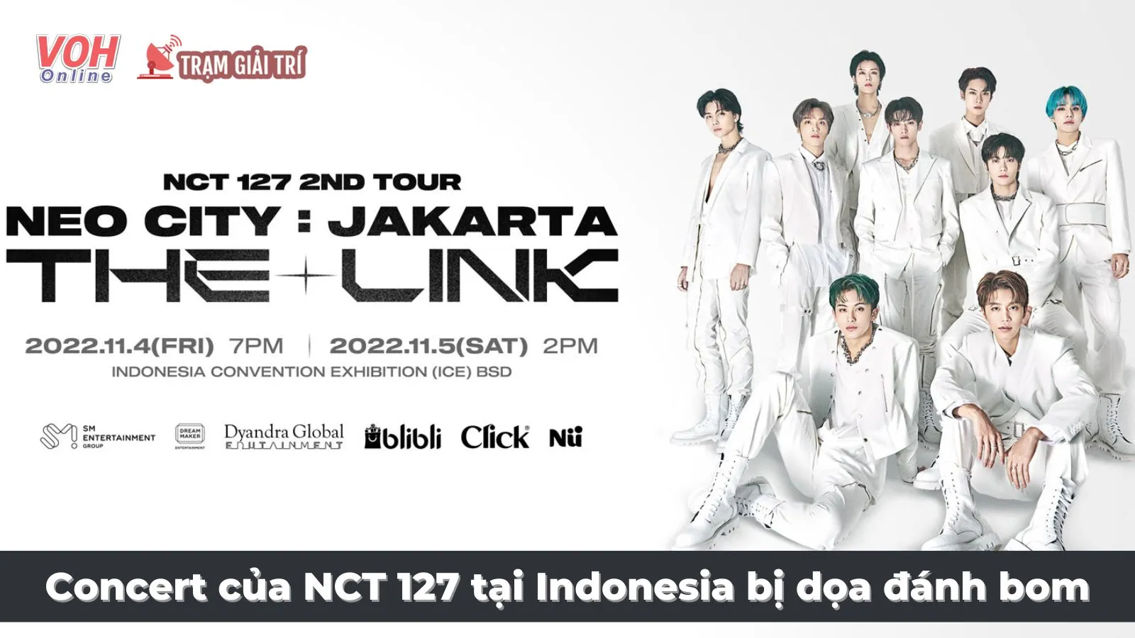 Concert của NCT 127 tại Indonesia bị dọa đánh bom khiến fan lo lắng