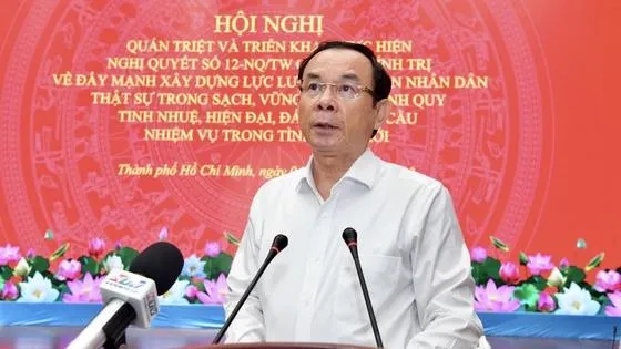 Công an TPHCM phải trong sạch, vững mạnh, chính quy, hiện đại