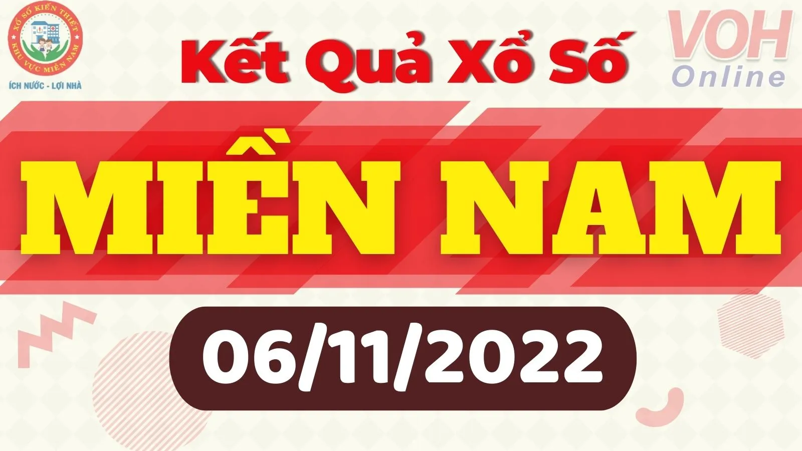 Xổ số miền Nam hôm nay - XSMN 6/11 - SXMN 6/11/2022 - Kết quả xổ số hôm nay ngày 6 tháng 11