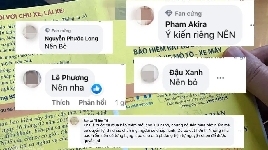 Nhiều người đồng tình với đề xuất bỏ bảo hiểm bắt buộc với xe máy