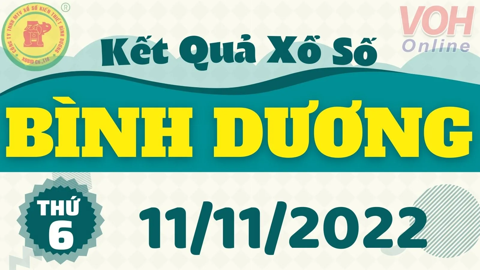 XSBD 11/11, xổ số Bình Dương hôm nay 11/11/2022 - KQXSBD ngày 11/11