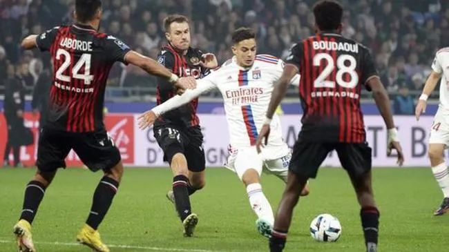 Ligue 1: Hòa nhọc Nice, Lyon ngày càng xa nhóm dự Cup C1