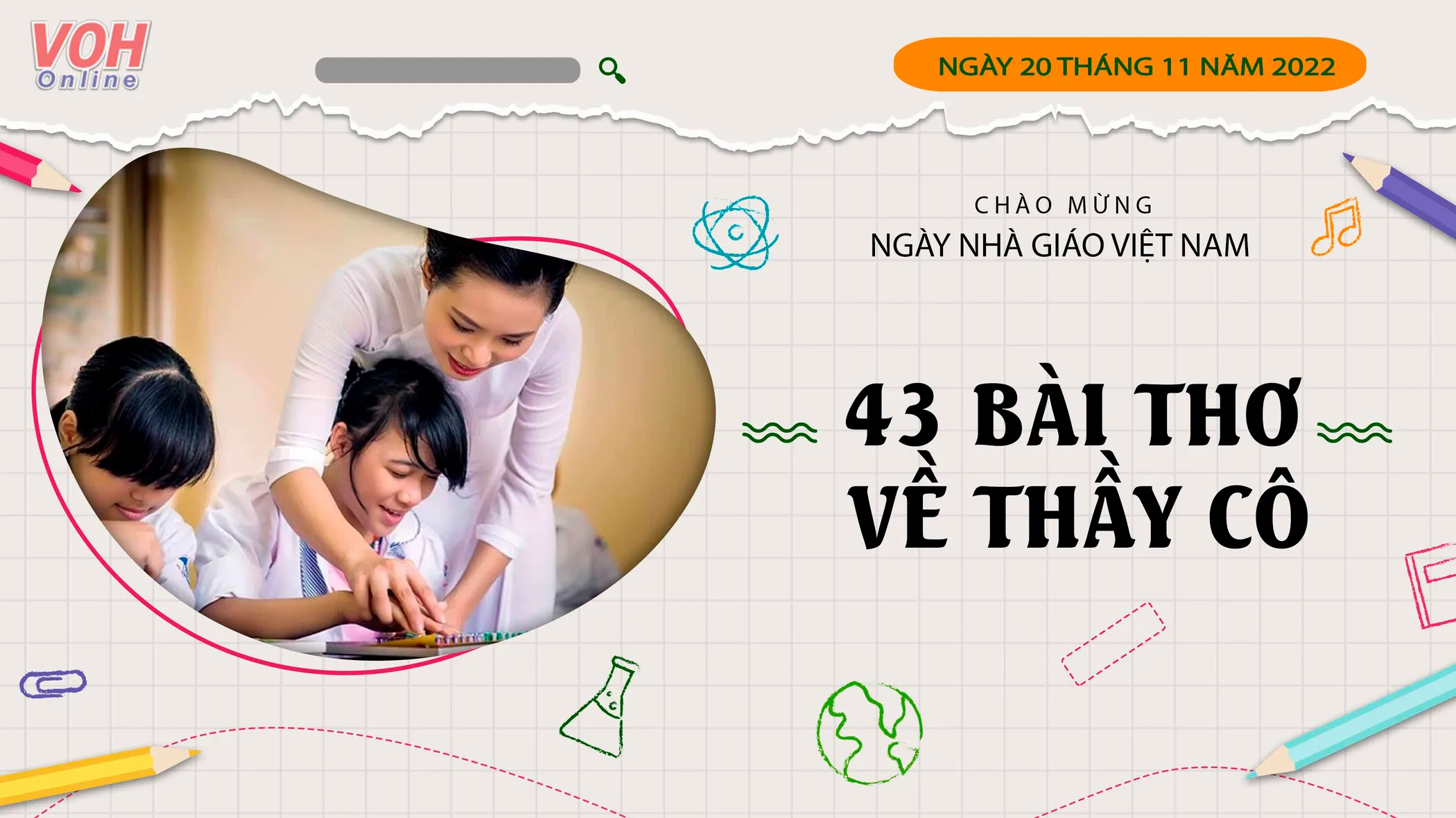 40 bài thơ về thầy cô giáo, chùm thơ hay nói về thầy cô mái trường