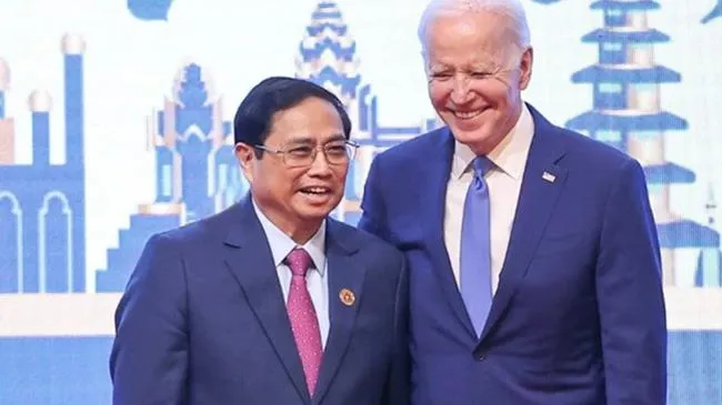 Thủ tướng Phạm Minh Chính gặp Tổng thống Mỹ Joe Biden