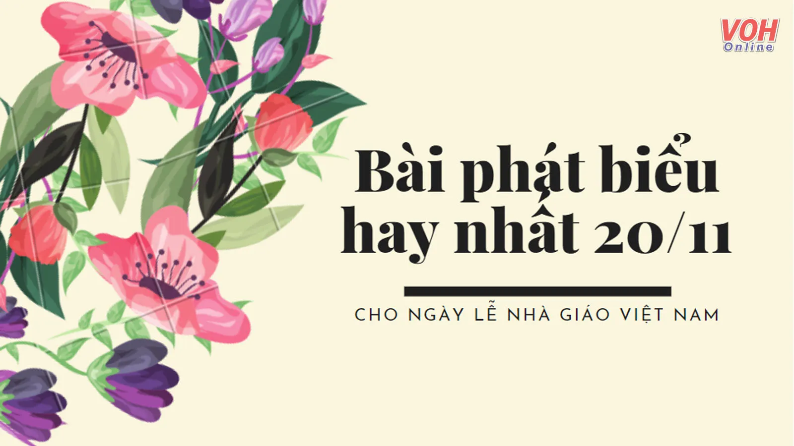 15 mẫu bài phát biểu 20/11 cho giáo viên, học sinh, hiệu trưởng, cha mẹ học sinh hay nhất