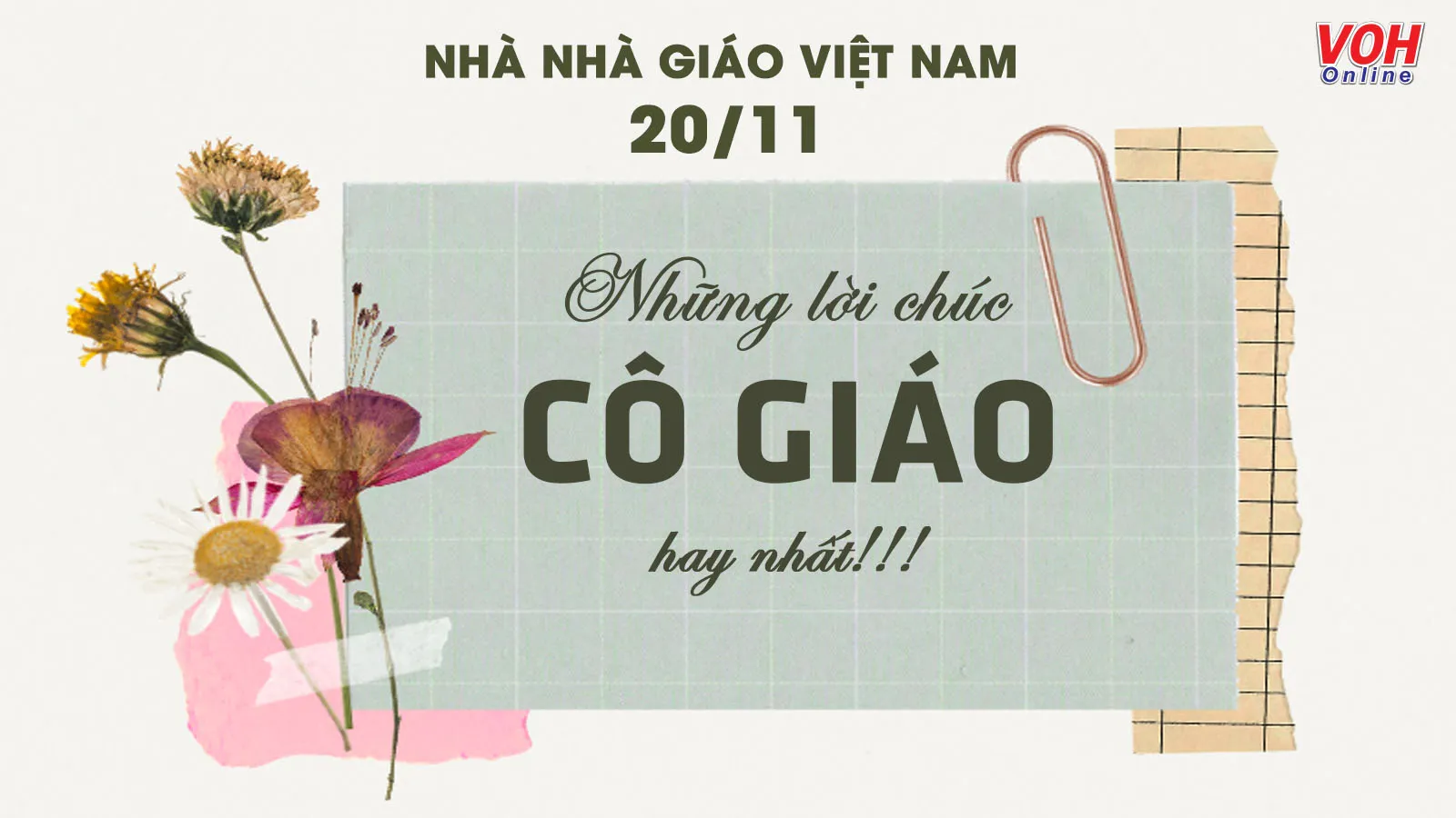 111 lời chúc 20/11 cho cô giáo chủ nhiệm và các cô giáo bộ môn ngắn gọn ý nghĩa