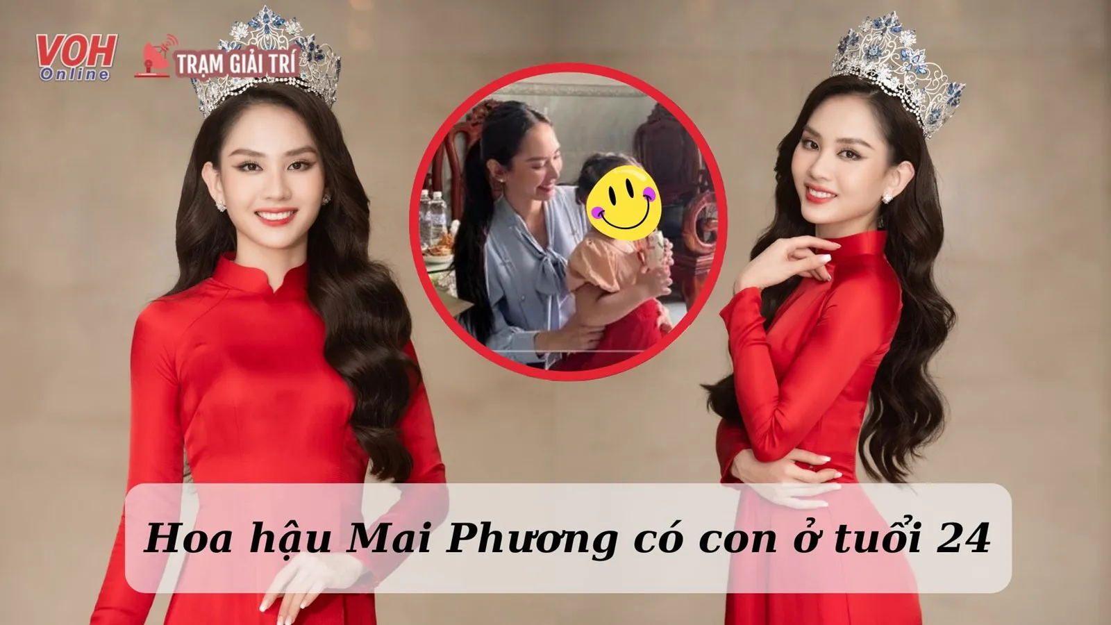 Hoa hậu Mai Phương chính thức làm mẹ ở tuổi 24