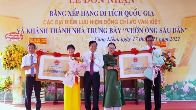 Xếp hạng di tích Quốc gia 2 địa điểm lưu niệm Thủ tướng Võ Văn Kiệt