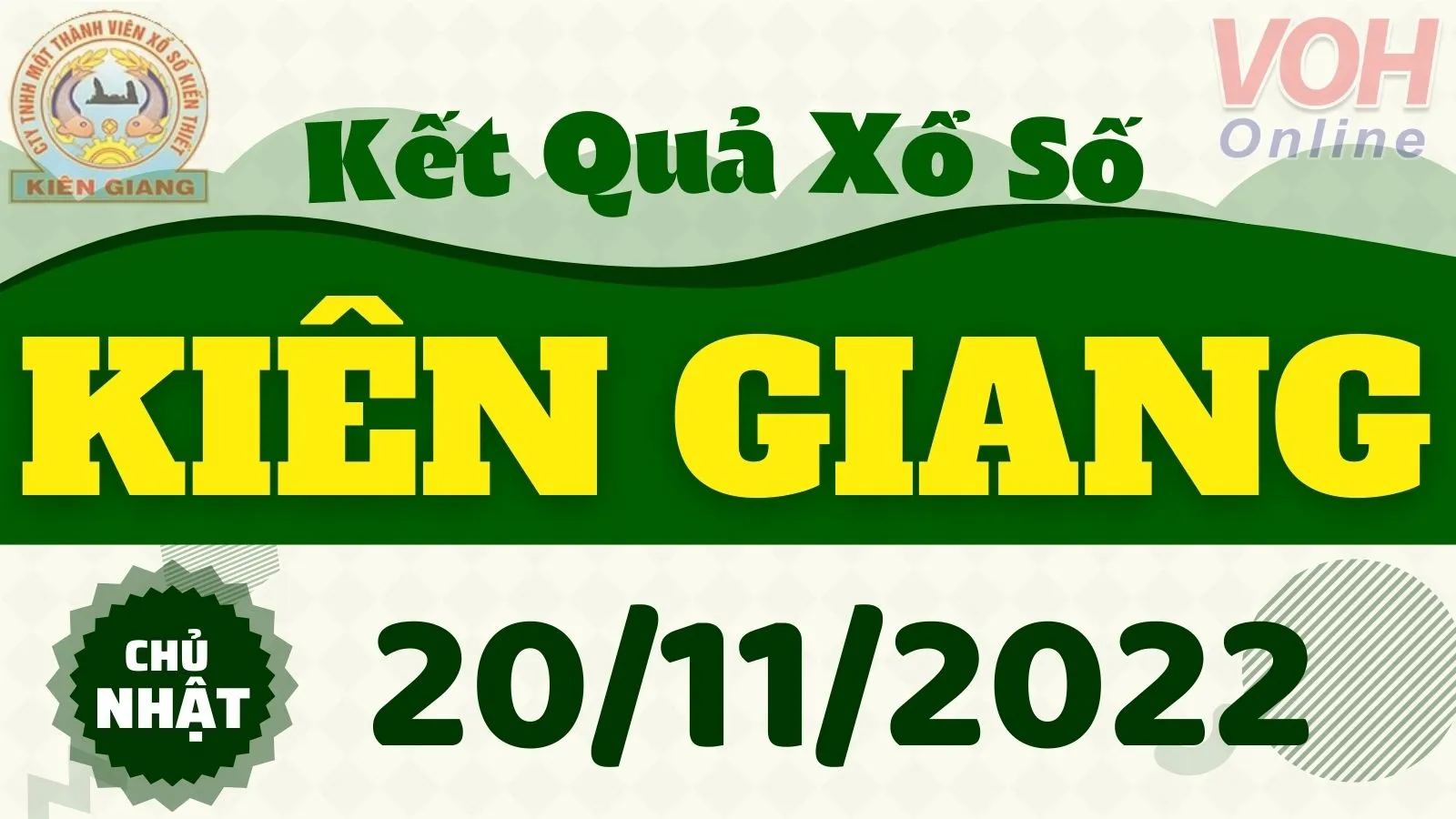 XSKG 20/11 - Xổ số Kiên Giang hôm nay 20/11/2022 - KQXSKG ngày 20 tháng 11