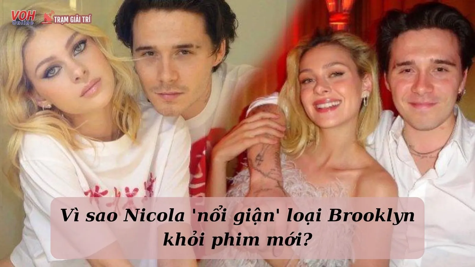 Brooklyn Beckham bị vợ thẳng tay cắt vai diễn trong phim mới