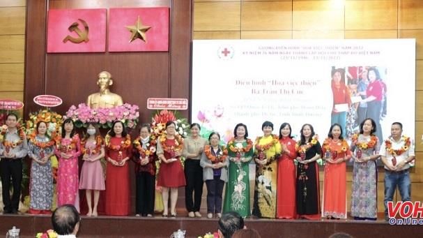 Gương điển hình “Hoa việc thiện” 2022