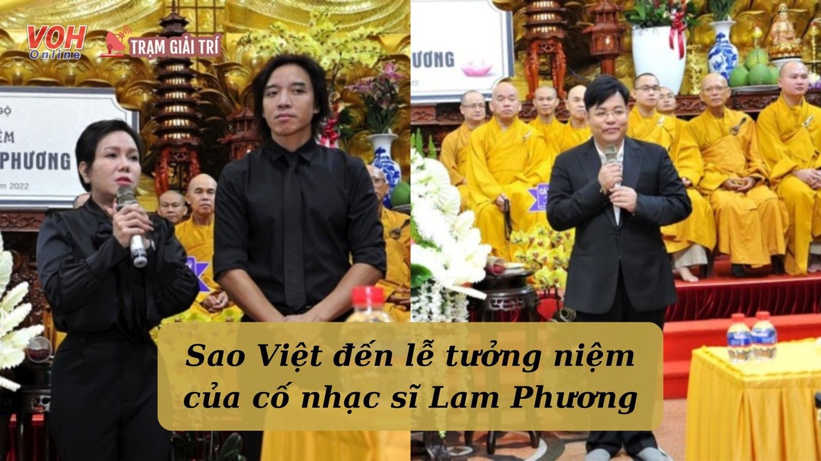 Sao Việt đến viếng thăm cố nhạc sĩ Lam Phương