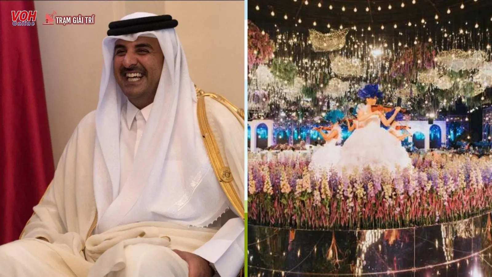 Đám cưới của hoàng gia Qatar hoành tráng đến mức nào?