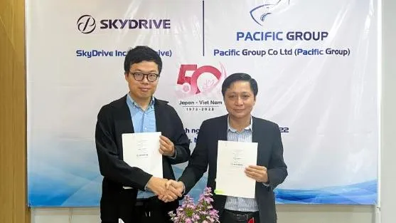 Pacific Group ký kết đơn đặt hàng 100 ô tô bay SD-05 eVTOL của SkyDrive Nhật Bản