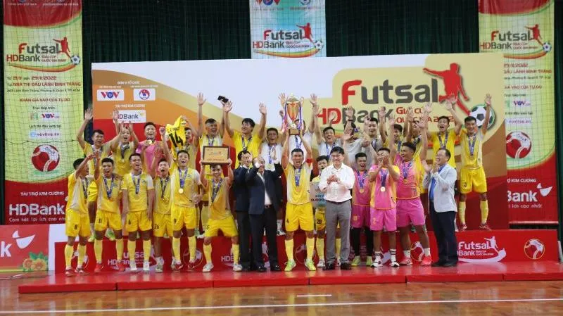 Sài Gòn FC vô địch Giải futsal Cup QG ở lần đầu vào chung kết