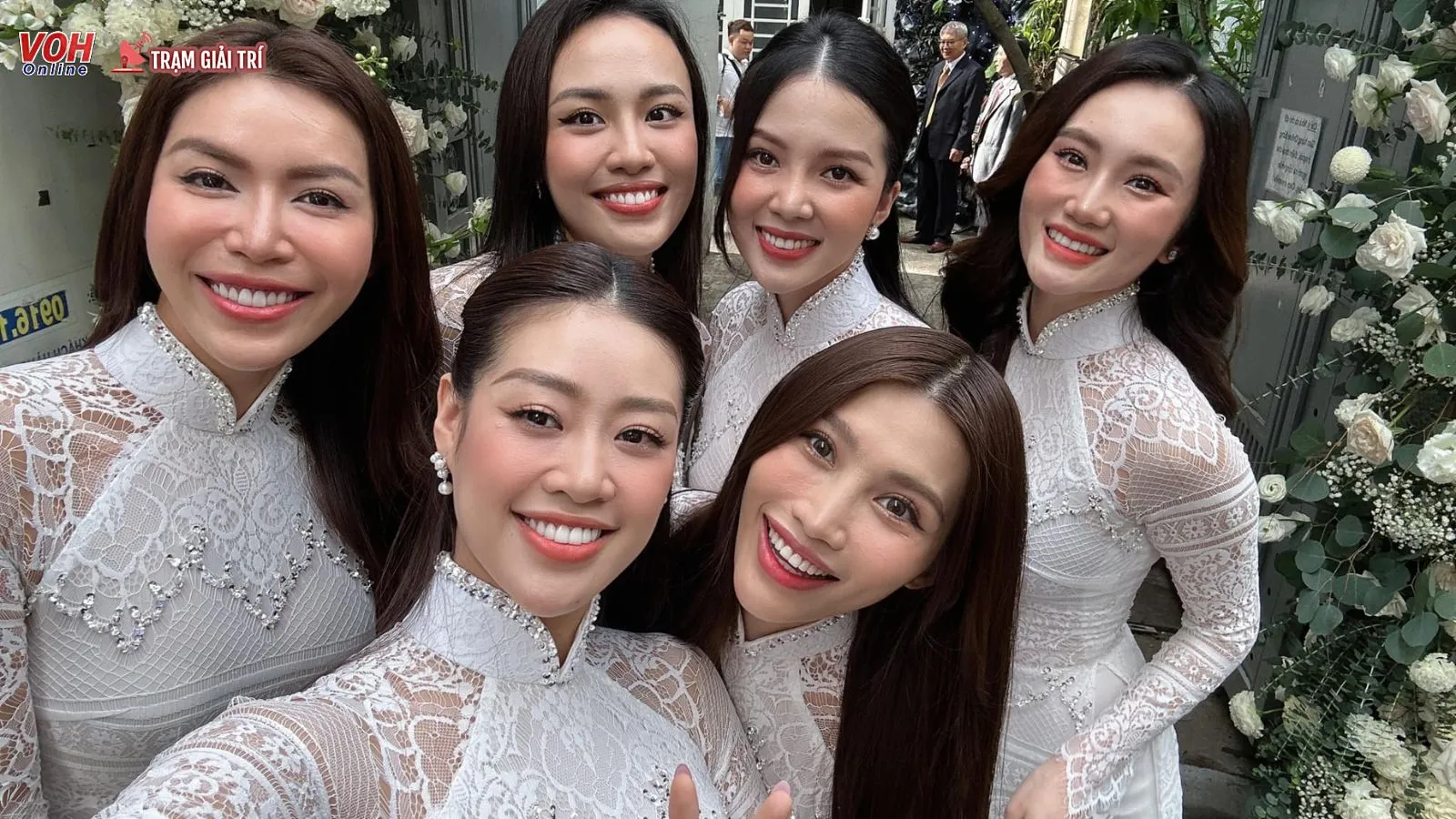 “Rừng” mỹ nhân phù dâu trong đám cưới á hậu Thùy Dung