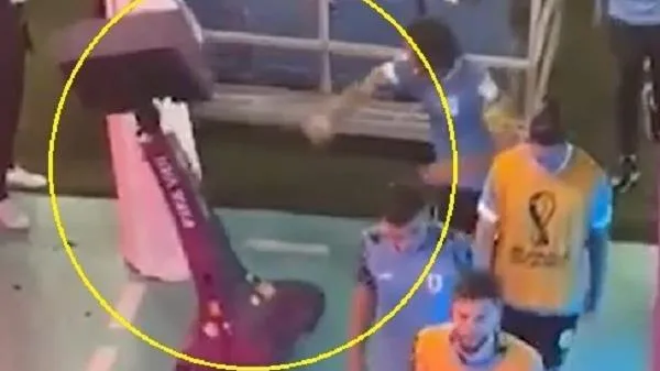 Cavani và Lukaku đập phá sau khi đội nhà bị loại ngay vòng bảng