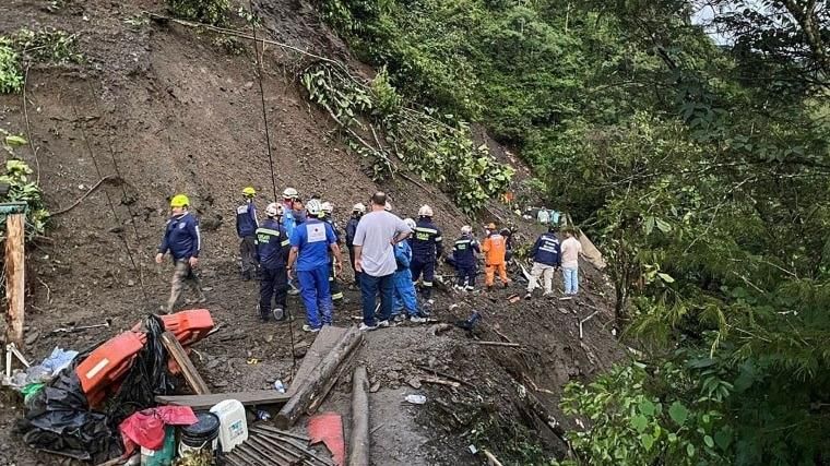 Lở đất ở Colombia khiến 34 người thiệt mạng