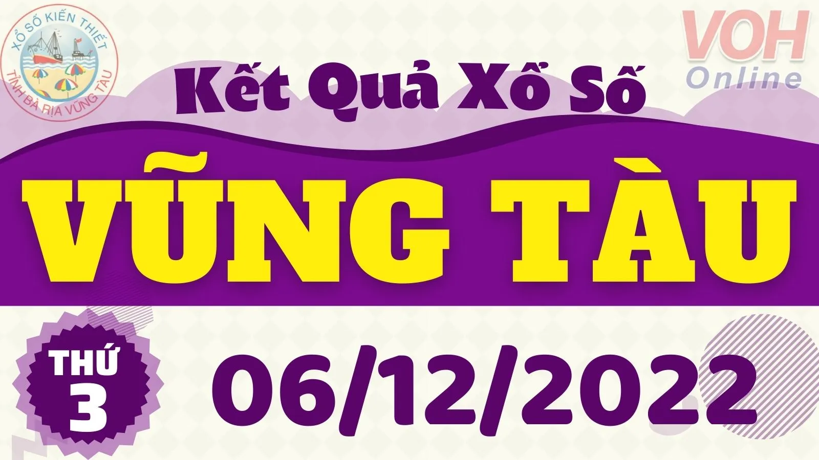 XSVT 6/12 - Kết quả xổ số Vũng Tàu hôm nay thứ 3 ngày 6/12/2022