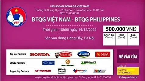 Tuyển Việt Nam đấu Philippines diễn ra ở đâu? Giá vé bao nhiêu?