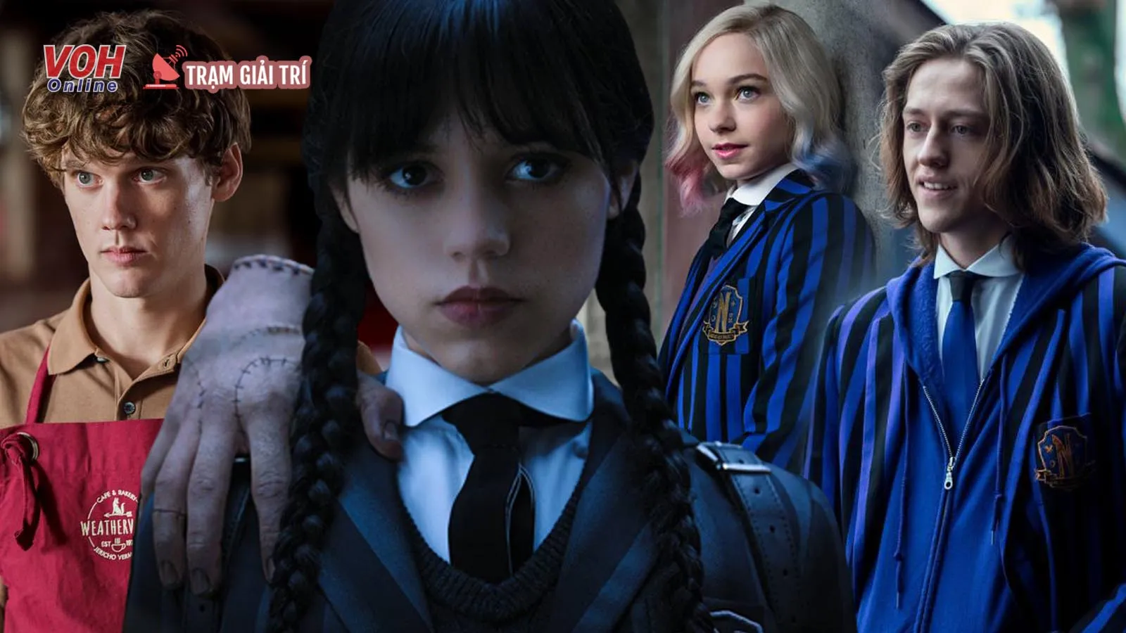 Dàn diễn viên phim Wednesday: Jenna Ortega chuyên trị phim kinh dị, nam chính kết hôn đồng tính