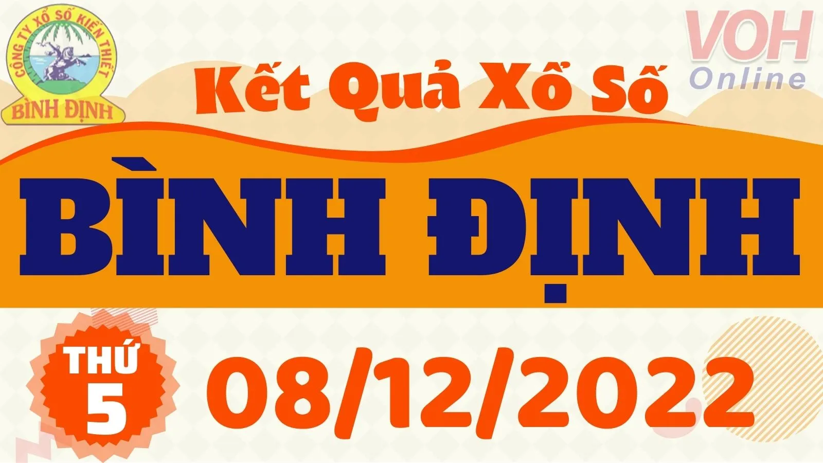XSBDI 8/12 - Kết quả xổ số Bình Định hôm nay thứ 5 ngày 8/12/2022