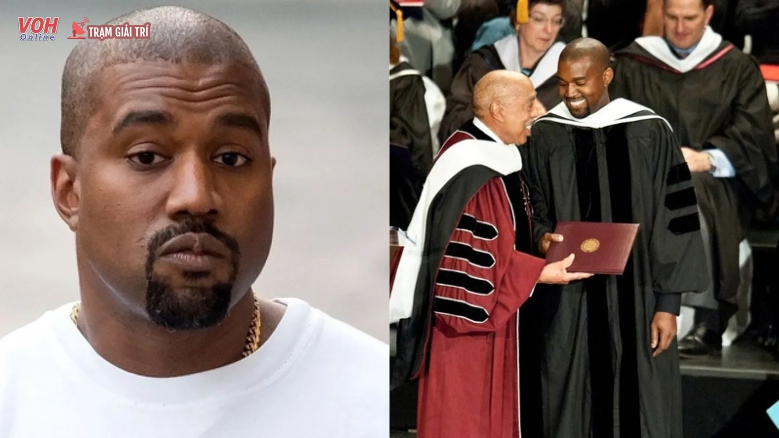 Kanye West bị tước bằng tiến sĩ sau loạt phát ngôn gây tranh cãi