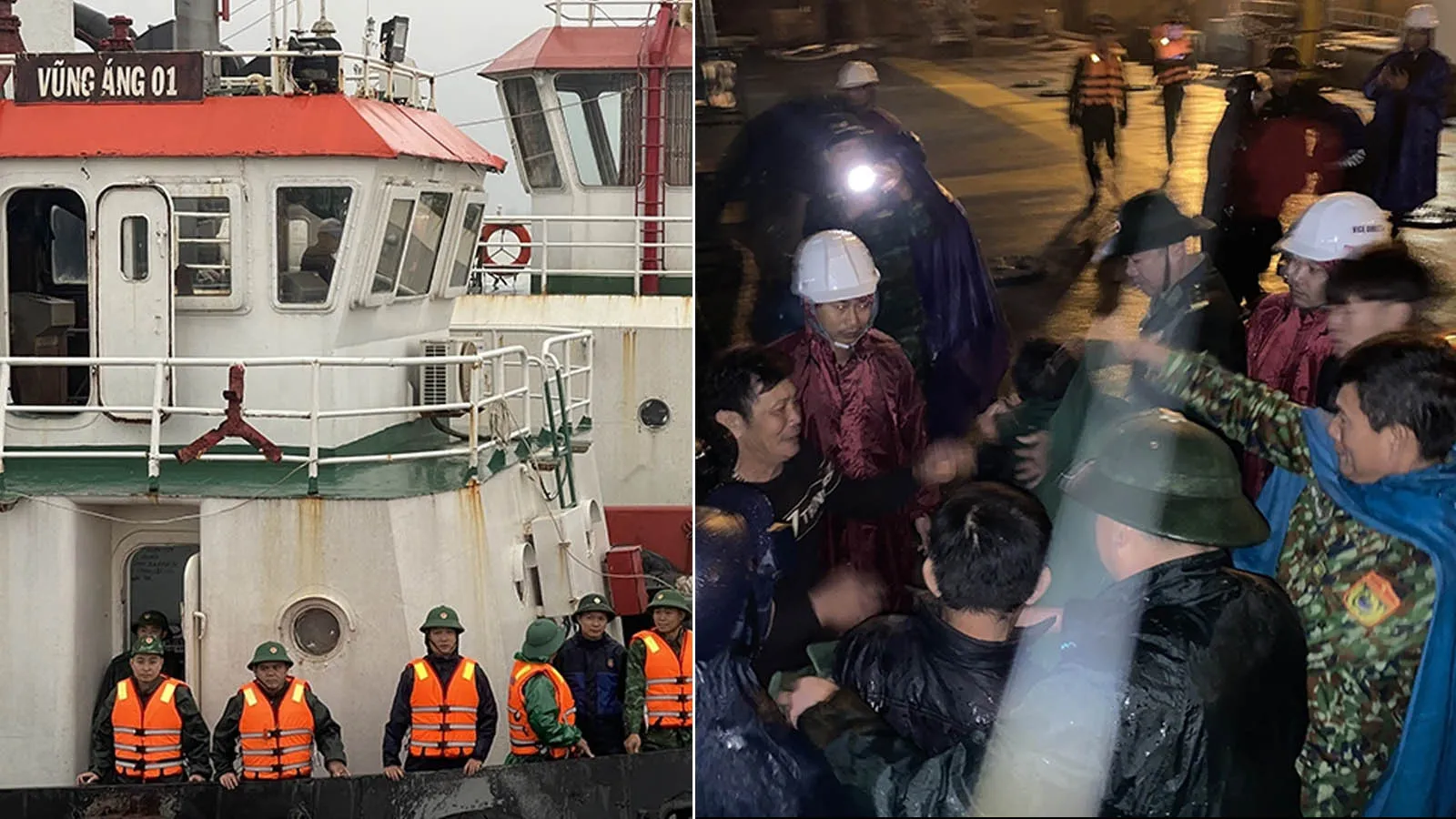 Hà Tĩnh: Cứu thành công 7 ngư dân gặp nạn trên biển Vũng Áng