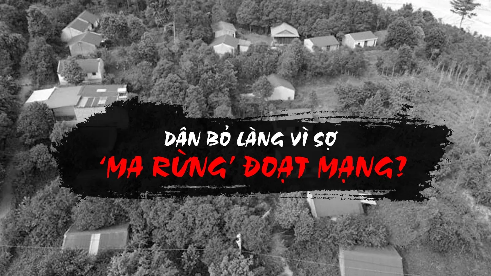 Dân bỏ làng vì sợ ‘ma rừng’ đoạt mạng?