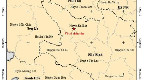 Hòa Bình vừa xảy ra động đất