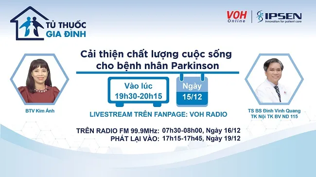 [Livestream] Cải thiện chất lượng cuộc sống cho bệnh nhân Parkinson