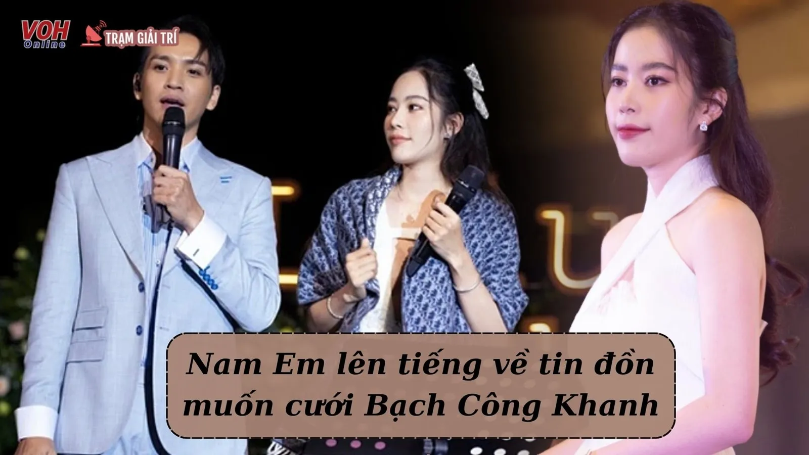 Giữa ồn ào rạn nứt, Nam Em phủ nhận thông tin muốn lấy Bạch Công Khanh làm chồng