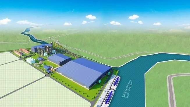 Khởi công xây dựng nhà máy điện 875 tỷ đồng sử dụng nhiên liệu trấu