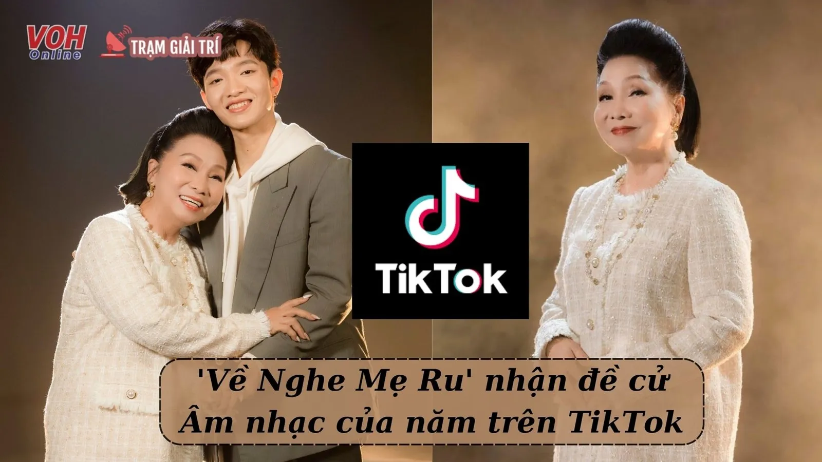 NSND Bạch Tuyết được TikTok đề cử ở hạng mục Âm nhạc của năm