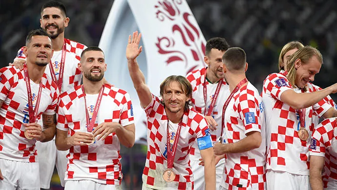 Khoảnh khắc Croatia giành tấm huy chương đồng World Cup 2022