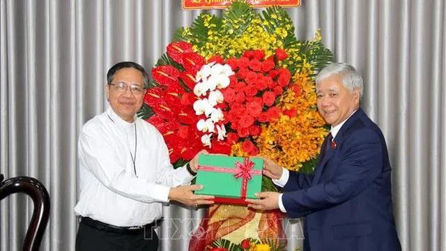 Chủ tịch Ủy ban Trung ương MTTQ Việt Nam gửi Thư chúc mừng Giáng sinh 2022​