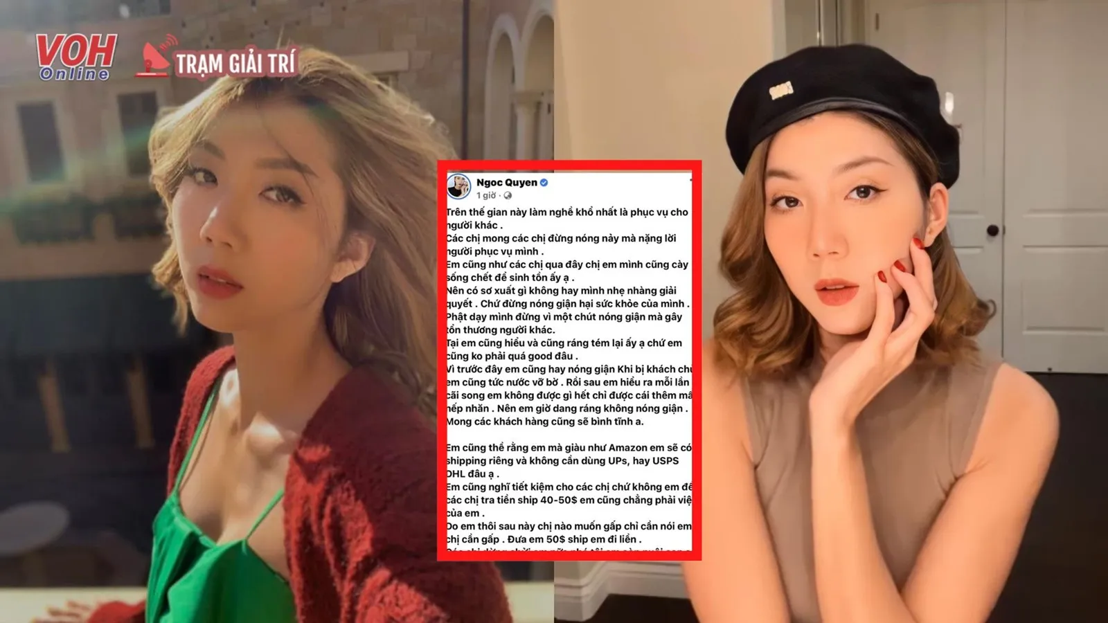 Gặp khó khăn khi kinh doanh, Ngọc Quyên bất ngờ viết tâm thư cầu xin khách hàng