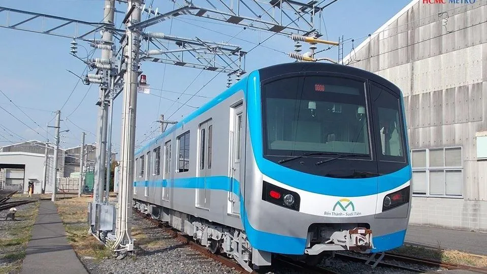 9g sáng nay 21/12, TPHCM chạy thử nghiệm đoàn tàu metro số 1