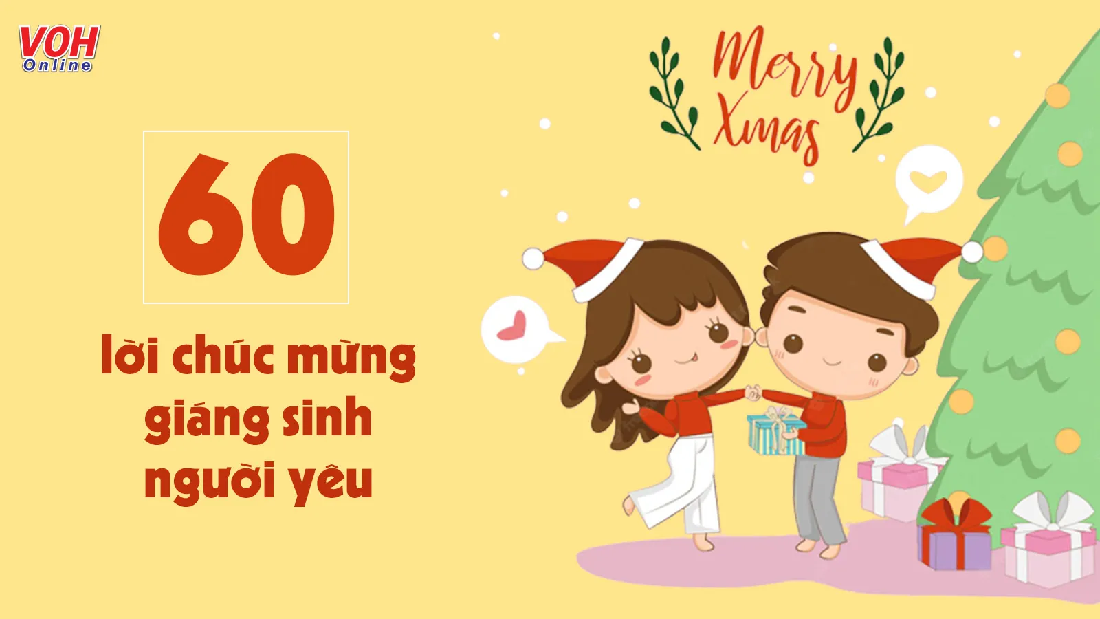 60 lời chúc mừng giáng sinh người yêu siêu ngọt ngào