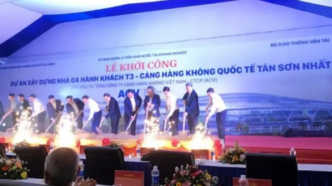 Chính thức khởi công xây dựng Nhà ga T3 sân bay Tân Sơn Nhất