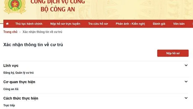 Người dân cần làm gì để có giấy xác nhận thông tin cư trú thay thế sổ hộ khẩu giấy?