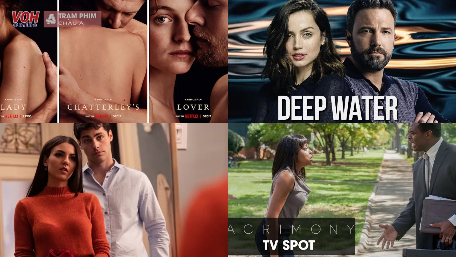 Top 15 bộ phim về chủ đề ngoại tình hay nhất của Mỹ