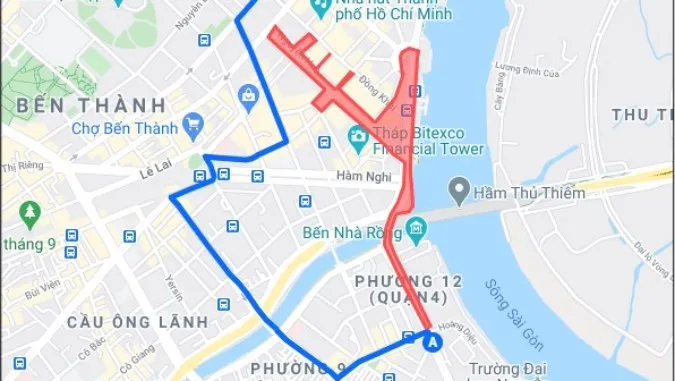 Cấm xe hàng loạt tuyến đường vào trung tâm TPHCM mừng năm mới 2023