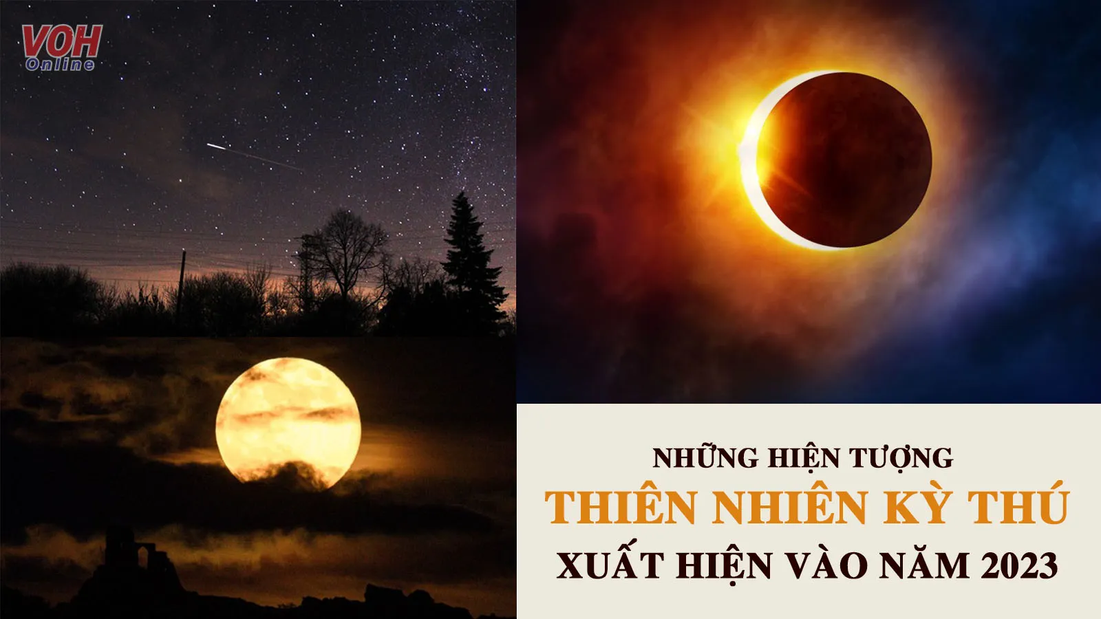 12 hiện tượng thiên văn kỳ thú sẽ xuất hiện tại Việt Nam năm 2023